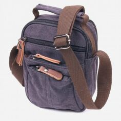 Акція на Сумка крос-боді через плече чоловіча Vintage 21243 Чорна (leather-21243) від Rozetka