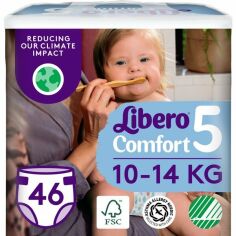 Акция на Подгузники Libero Comfort 10-14 кг Размер 5 46 шт от MOYO