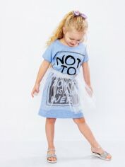 Акція на Дитяче літнє плаття для дівчинки Носи своє 6030-070-33 122 см Блакитне (p-2656-73319) від Rozetka
