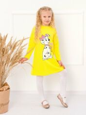 Акция на Дитяча сукня для дівчинки Носи своє 6004-057-33 98 см Лимон (далматин) (p-4513-65980) от Rozetka