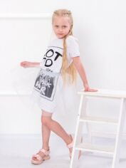 Акція на Дитяча літня сукня для дівчинки Носи своє 6030-070-33 128 см Біла (p-2656-73320) від Rozetka