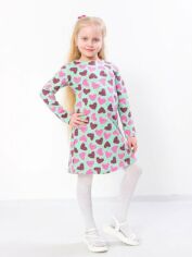 Акція на Дитяча сукня для дівчинки Носи своє 6004-043 110 см Серця м'ята (p-9468-100013) від Rozetka