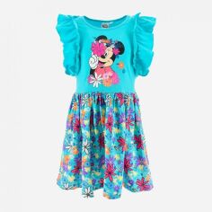 Акція на Дитяча літня сукня для дівчинки Disney Minnie WE1088 104 см Світло-Синє від Rozetka