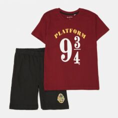 Акція на Комплект (футболка+шорти) дитячий Disney Harry Potter HP 52 04 270 134 см Бордовий від Rozetka