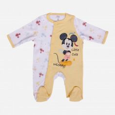 Акція на Дитячий комбінезон-сліп для хлопчика Disney Mickey Mouse DIS BMB 51 05 A092 86-92 см Жовтий від Rozetka