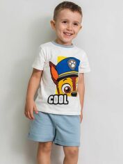 Акция на Комплект (футболка + шорти) дитячий Disney Paw Patrol 2900001155 98 см Бежевий от Rozetka