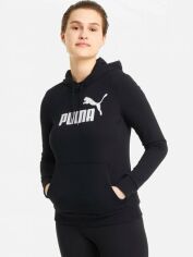 Акція на Худі Puma Ess Logo Hoodie 58679101 XS Black від Rozetka