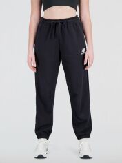Акция на Спортивні штани на флісі жіночі New Balance Essentials Stacked Logo WP31530BK S Чорні от Rozetka