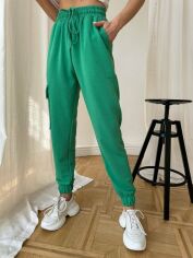 Акція на Спортивні штани жіночі ISSA PLUS 13718 S Зелені від Rozetka