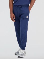 Акция на Спортивні штани чоловічі New Balance NB Hoops Essentials MP23580NNY S Темно-сині от Rozetka