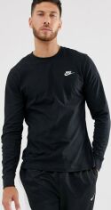 Акція на Лонгслів чоловічий Nike Sportswear Club AR5193-010 S Чорний від Rozetka