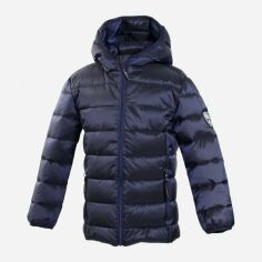 Акция на Підліткова демісезонна куртка для хлопчика Huppa Stevo2 17998227-90086 158-186 см Темно-синя от Rozetka