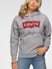 Акція на Худі жіноче Levi's 558539203 XS Сіре від Rozetka