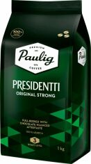 Акція на Кава в зернах Paulig Presidentti Original Strong 1 кг від Rozetka