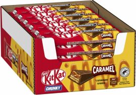 Акция на Упаковка батончиків KitKat Chunky Caramel з карамельною начинкою у молочному шоколаді 43.5 г х 24 шт от Rozetka