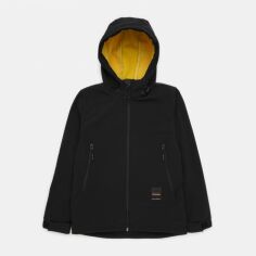Акция на Підліткова демісезонна куртка для хлопчика Evolution 08-ВМ-22 146 см Чорний/Жовтий от Rozetka