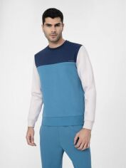Акція на Світшот чоловічий 4F Sweatshirt M226 4FSS23TSWSM226-33S XL Блакитний від Rozetka
