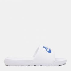 Акція на Чоловічі шльопанці для пляжу Nike Victori One Slide CN9675-102 44 (10) 28 см Білі від Rozetka