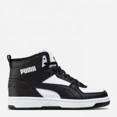 Акція на Підліткові демісезонні черевики для хлопчика Puma Rebound JOY Jr 37468701 39 (6) Puma Black-Puma Black-Puma White від Rozetka