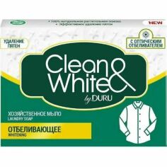 Акция на Мыло хозяйственное отбеливающее Duru Clean&White 4*120г от MOYO