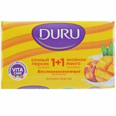 Акція на Мыло туалетное Duru Сочный персик и жаркое манго 80г від MOYO