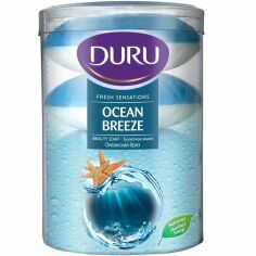 Акция на Мыло туалетное Duru Fresh Sensations Океанский бриз 4*100г от MOYO