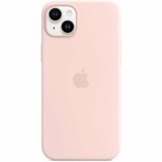 Акция на Чехол Apple для iPhone 14 Plus Silicone Case with MagSafe - Chalk Pink (MPT73ZE/A) от MOYO