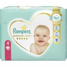 Акция на Подгузники Pampers Premium Care Размер 4 (9-14 кг) 34 шт. от MOYO