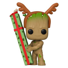 Акция на Фігурка Funko Pop Guardians of the Galaxy Holiday special Грут (64332) от Будинок іграшок