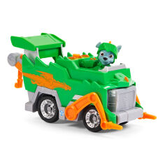 Акция на Набір Paw Patrol Лицарі Рятівний автомобіль де-люкс з водієм Роккі (SM16776/4613) от Будинок іграшок