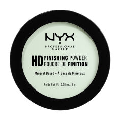 Акція на Фіксувальна пудра для обличчя NYX Professional Makeup HD Finishing Powder 03 Mint Green, 8 г від Eva