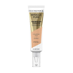 Акція на Тональна основа для обличчя Max Factor Miracle Pure Skin-Improving Foundation SPF 30 PA+++, 40 Light Ivory, 30 мл від Eva