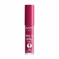 Акция на Ароматизований блиск для губ NYX Professional Makeup This Is Milky Gloss Milkshakes 12 Malt Shake, 4 мл от Eva