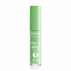 Акція на Ароматизований блиск для губ NYX Professional Makeup This Is Milky Gloss Milkshakes 15 Mint Choc Chip Shake, 4 мл від Eva