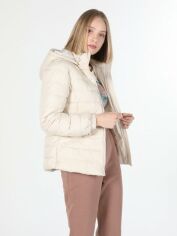 Акція на Куртка демісезонна коротка з капюшоном жіноча Colin's CL1060247OFW XS Біла від Rozetka