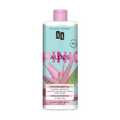 Акция на Міцелярна вода AA Aloes Pink 3-in-1 Micellar Water для всіх типів шкіри, 400 мл от Eva