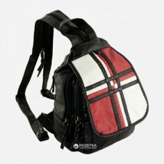 Акция на Жіночий рюкзак Traum 7235-16 Чорний з червоним от Rozetka