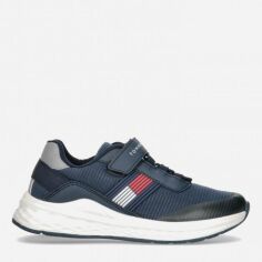 Акція на Дитячі кросівки для хлопчика Tommy Hilfiger Flag Low Cut Lace-up Sneaker T3B9-32895-0328800- 34 Сині від Rozetka