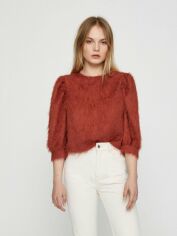 Акція на Блузка жіноча Pull & Bear XAZ372258OUKM S Теракотова від Rozetka