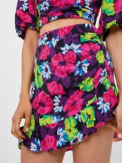 Акція на Спідниця міні літня жіноча Bershka XAZ303426ZPSW S Різнобарвна від Rozetka