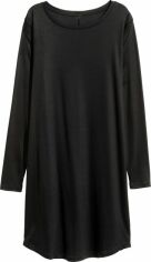 Акція на Сукня-футболка міні осіння жіноча H&M XAZ137700GOWC M Чорна від Rozetka