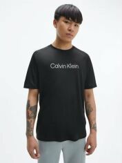 Акція на Футболка спортивна довга чоловіча Calvin Klein 441021733 2XL Чорна від Rozetka