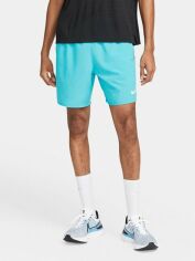 Акція на Спортивні шорти чоловічі Nike M Nk Df Challenger 7Bf Short DV9359-416 L Бірюзові від Rozetka