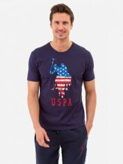 Акція на Футболка U.S. Polo Assn 11A793-0400A L Синя від Rozetka