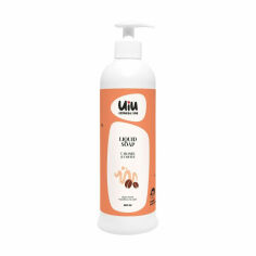 Акція на Рідке мило UIU Liquid Soap Caramel & Cofee Карамель та кава, 300 мл від Eva