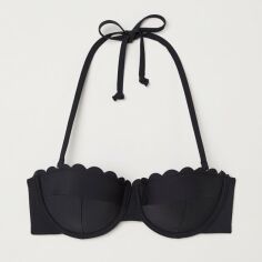 Акція на Верхня частина купальника жіноча H&M XAZ160524IKQH 70A Чорна від Rozetka