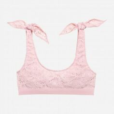 Акція на Верхня частина купальника жіноча H&M XAZ350995KKQP M Світло-рожева від Rozetka