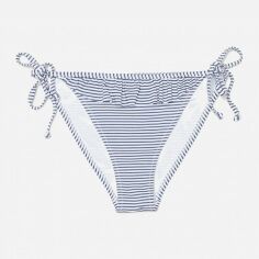Акція на Нижня частина купальника жіноча H&M 0586257-7 38 Білий/Блакитна смужка (СА2000001961452) від Rozetka