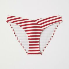 Акція на Нижня частина купальника жіноча H&M XAZ181079WAYP 36 Білий/Червоний від Rozetka