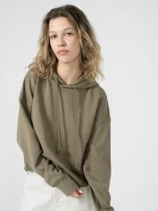 Акція на Худі оверсайз жіноче Outhorn Sweatshirt F286 OTHSS23TSWSF286-48S M Бірюзове від Rozetka